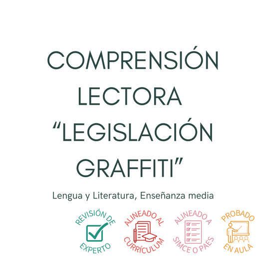 III° a IV° - Comprensión Lectora "Legislación Graffiti"