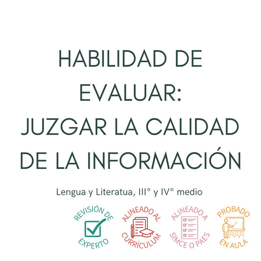 III° y IV° - Habilidad de Evaluar: juzgar la calidad (9 págs.)