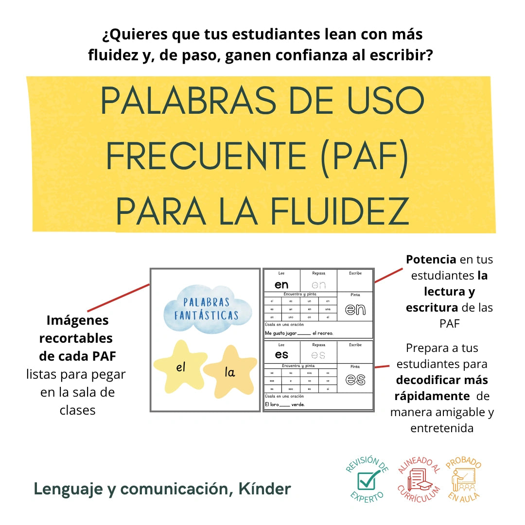K - Palabras de uso frecuente (35 páginas)