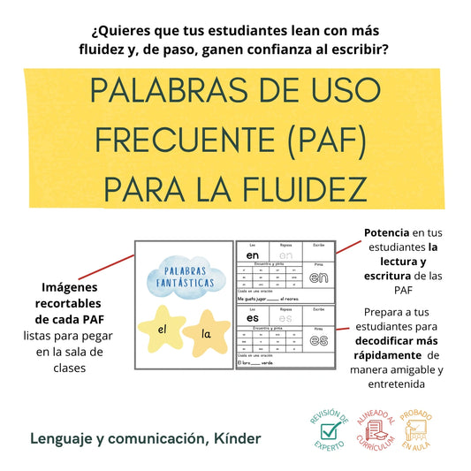K - Palabras de uso frecuente (35 páginas)