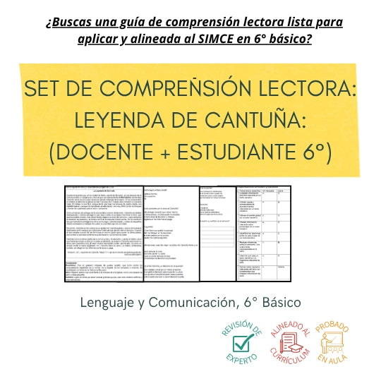 6° - Comprensión lectora: La Leyenda de Cantuña