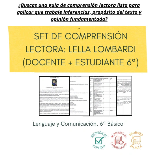 6° - Comprensión lectora: Lella Lombardi. Piloto de Fórmula 1