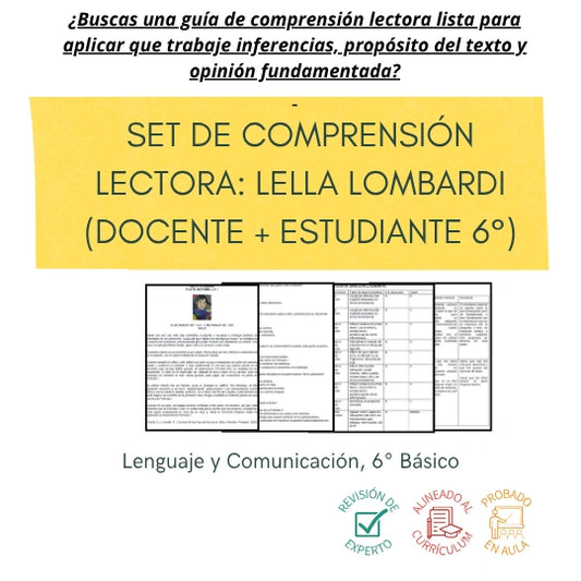 6° - Comprensión lectora: Lella Lombardi. Piloto de Fórmula 1