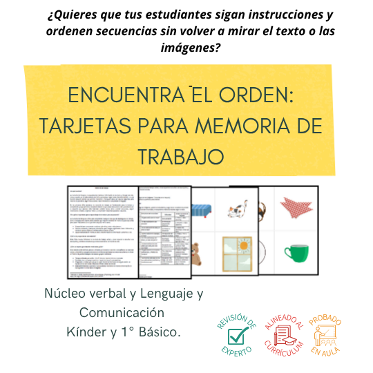 Fortalece la memoria de trabajo con estas tarjetas