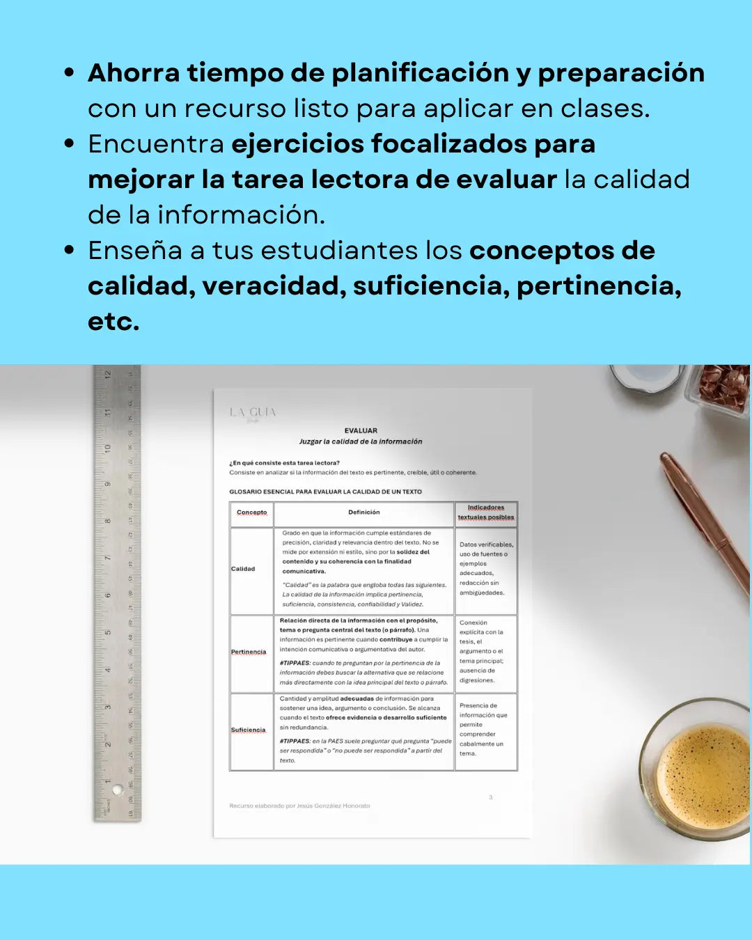 III° y IV° - Habilidad de Evaluar: juzgar la calidad (9 págs.)