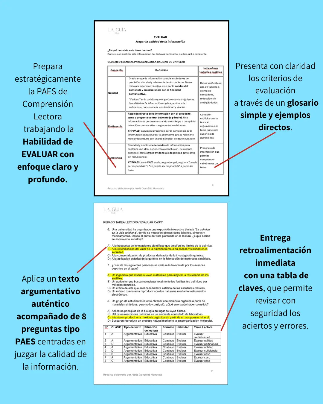 III° y IV° - Habilidad de Evaluar: juzgar la calidad (9 págs.)