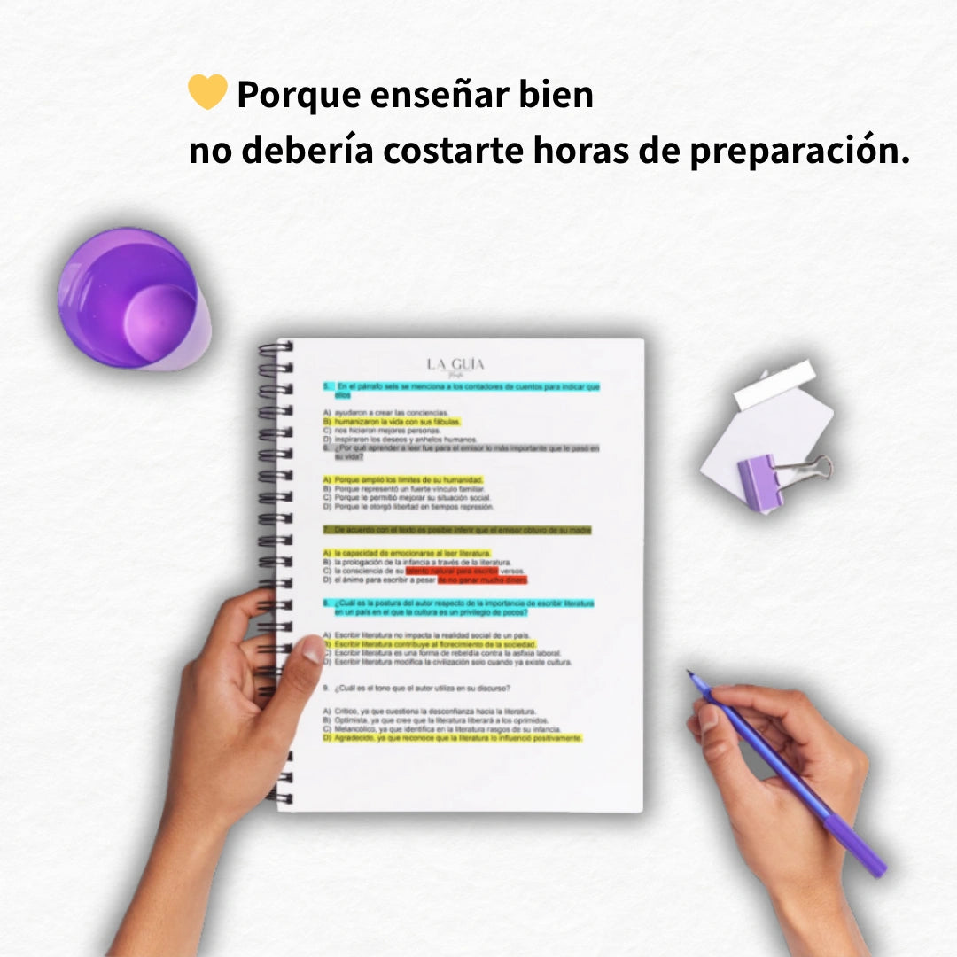 PACK DESAFÍOS PAES III° a IV° - 13 Lecturas + ejercicios tipo PAES (72 páginas)