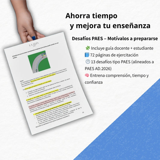 III° a IV° - 13 Desafíos PAES (72 páginas)