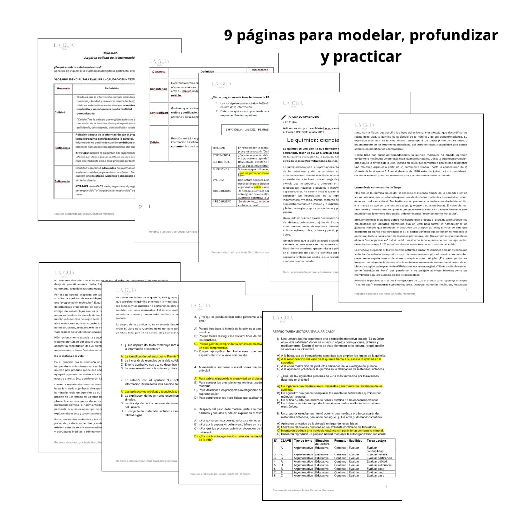III° y IV° - Habilidad de Evaluar: juzgar la calidad (9 págs.)