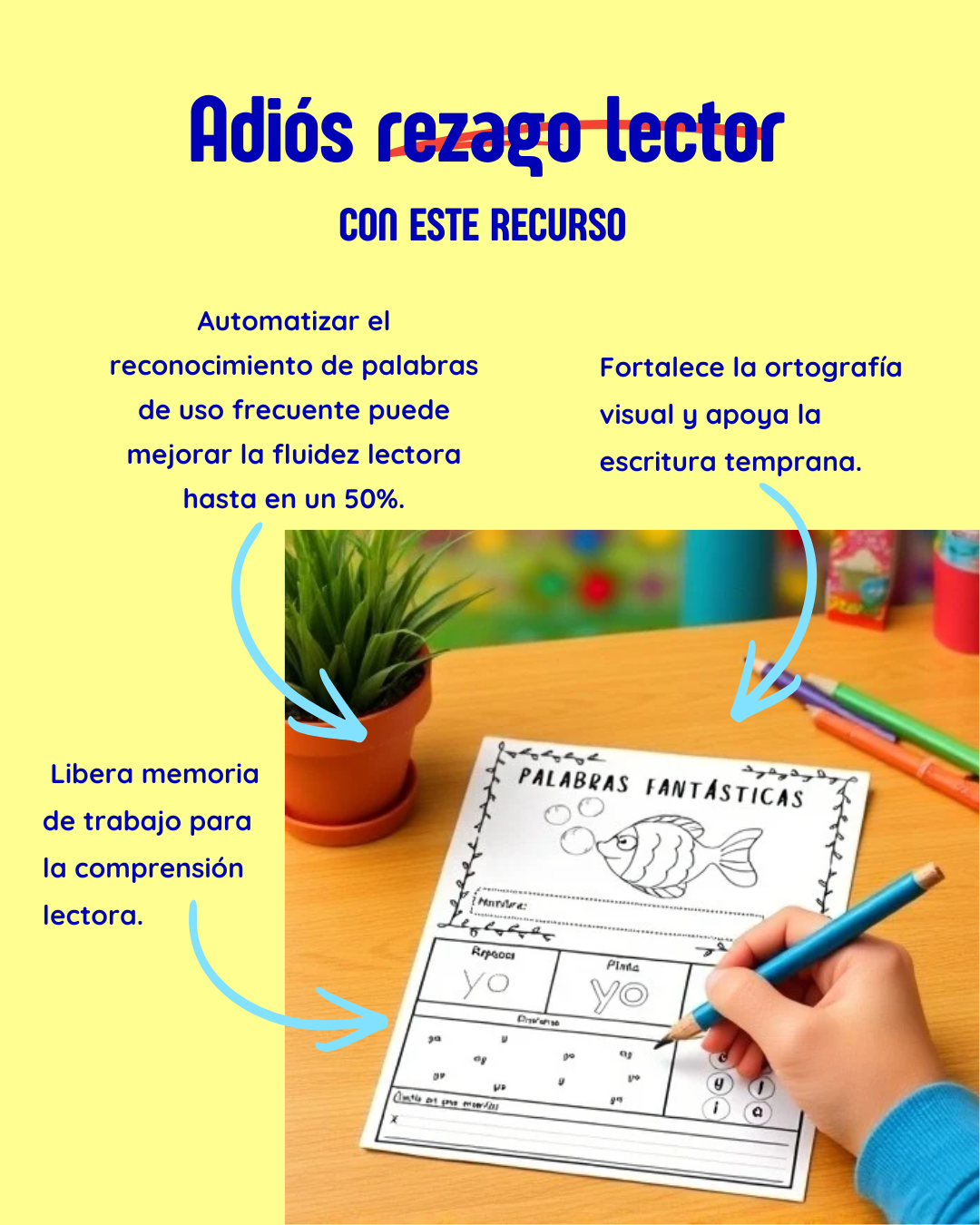 1° - Fluidez: Palabras de uso frecuente (35 páginas)