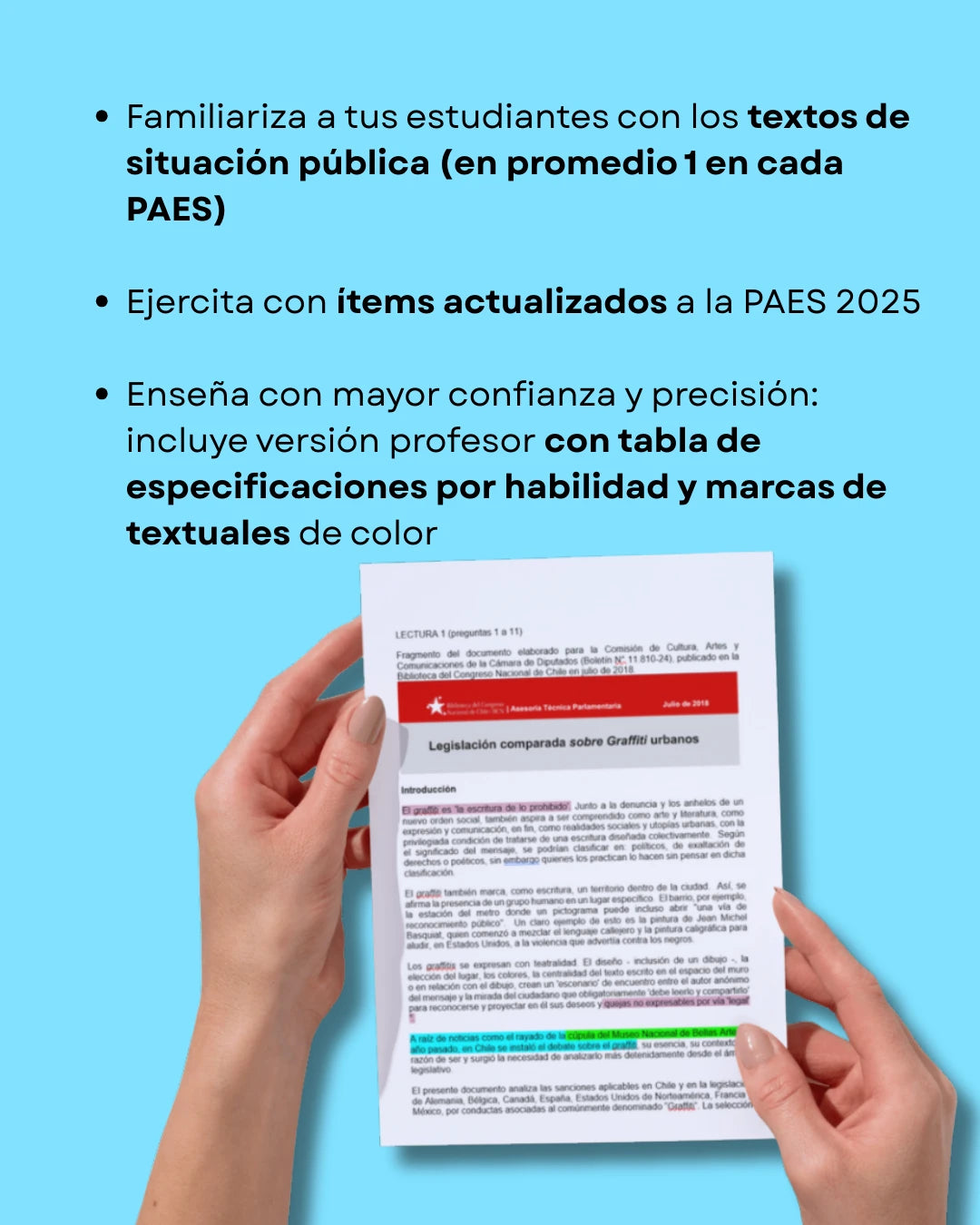III° a IV° - Comprensión Lectora "Legislación Graffiti"